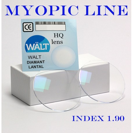 Lenti ultrasottili bianche per altissime miopie - Waltlens
