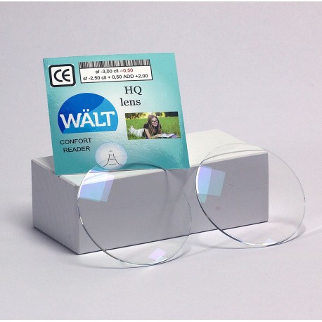 Lenti progressive da riposo per lettura con UV Protection - Waltlens